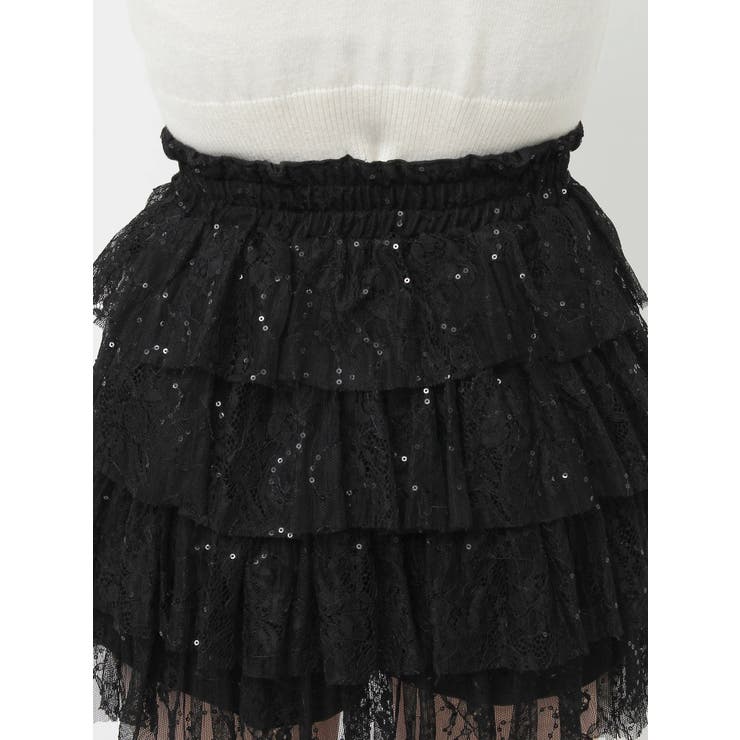 レースティアードショートパンツ | dazzlin | 詳細画像35 