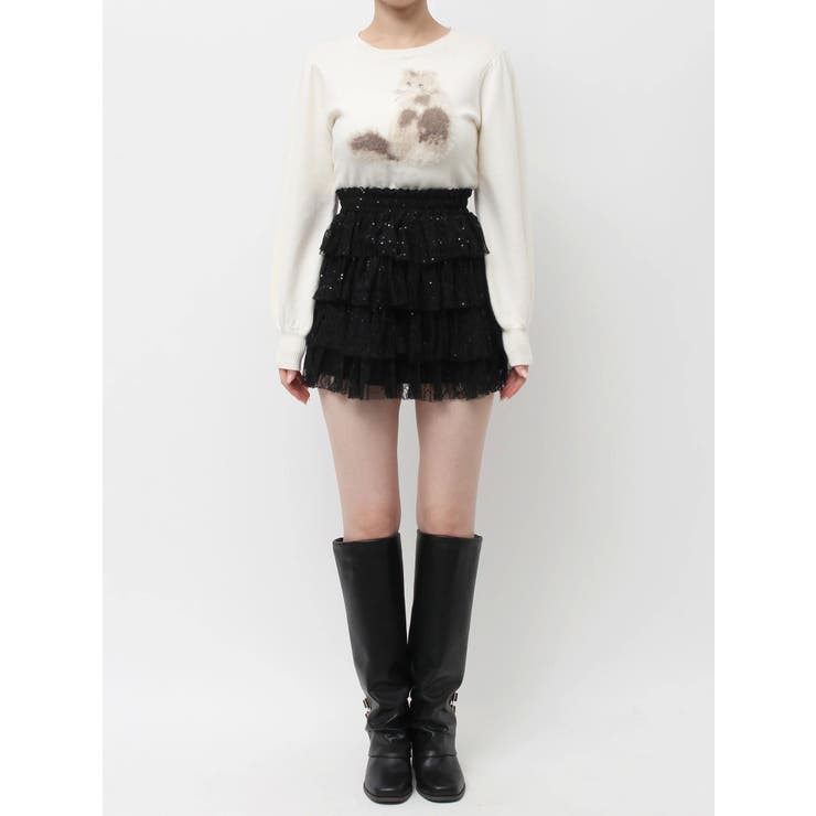 レースティアードショートパンツ | dazzlin | 詳細画像38 