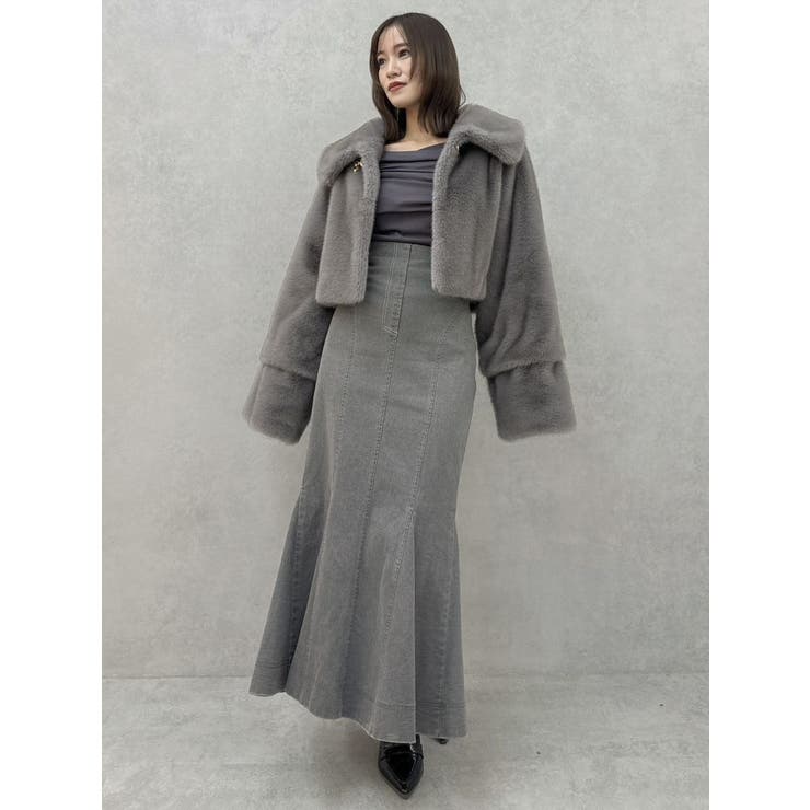 バックレースアップスイッチングマーメイドスカート | dazzlin | 詳細画像12 