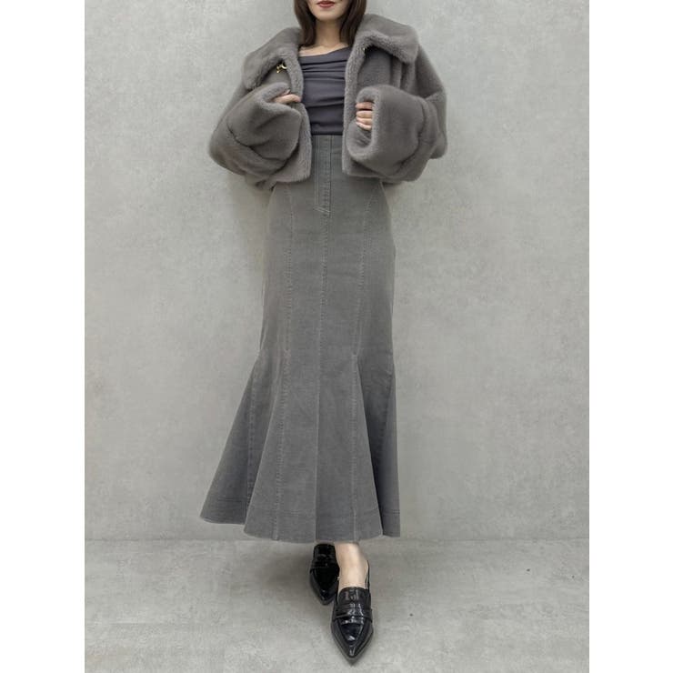 バックレースアップスイッチングマーメイドスカート | dazzlin | 詳細画像15 