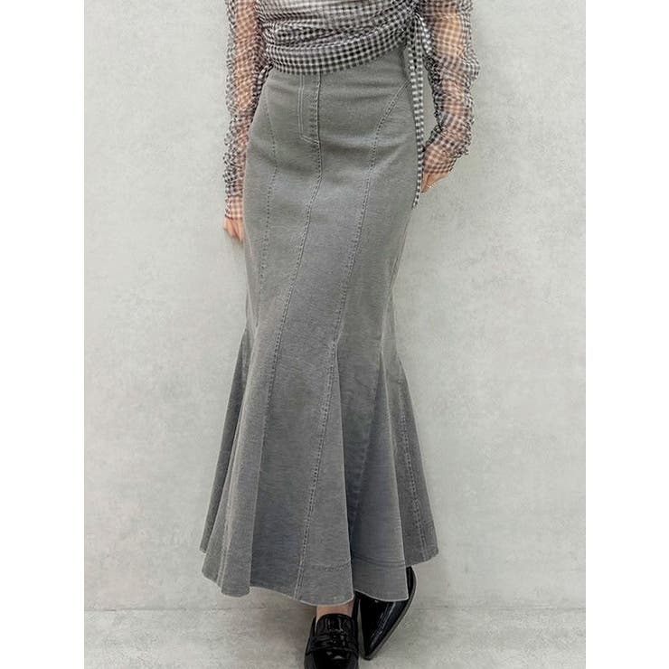 バックレースアップスイッチングマーメイドスカート | dazzlin | 詳細画像2 