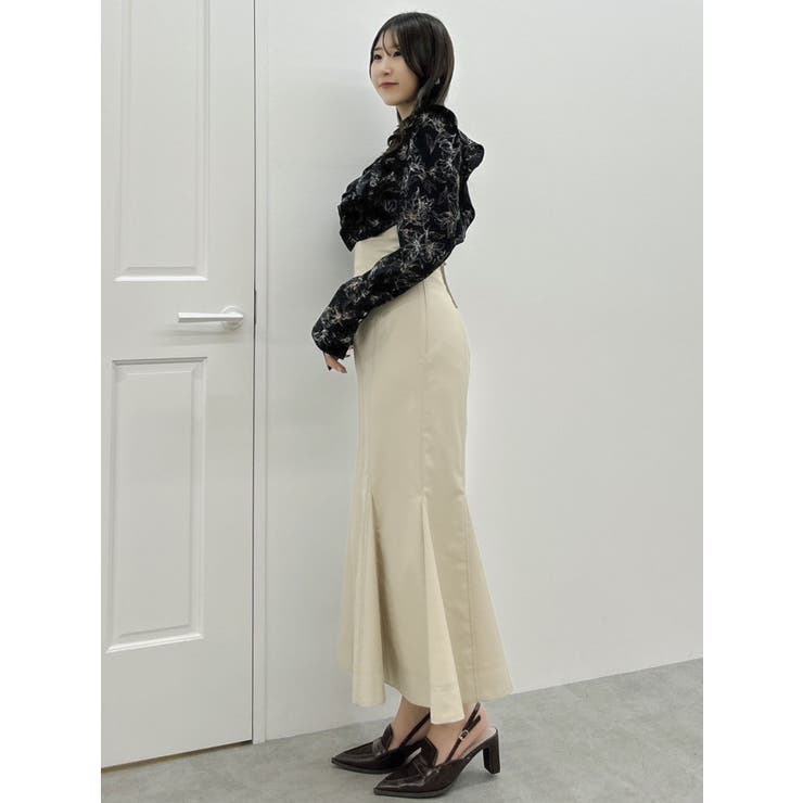 dazzlin バックレースアップスイッチングマーメイドスカート セール】バックレースアップスイッチングマーメイドスカート
