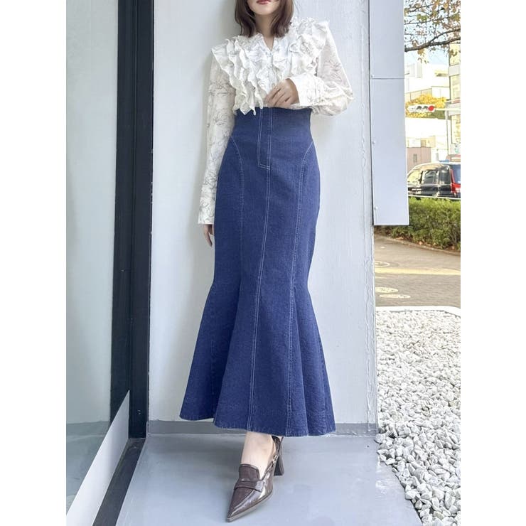 バックレースアップスイッチングマーメイドスカート | dazzlin | 詳細画像29 