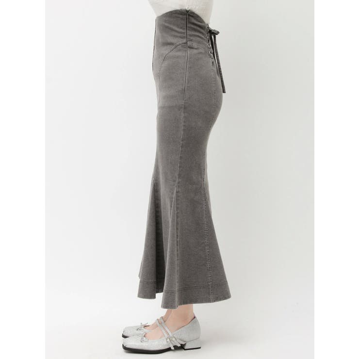 バックレースアップスイッチングマーメイドスカート | dazzlin | 詳細画像35 