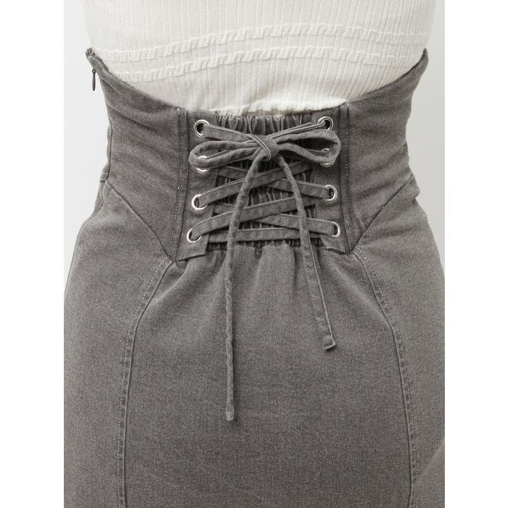 バックレースアップスイッチングマーメイドスカート | dazzlin | 詳細画像37 