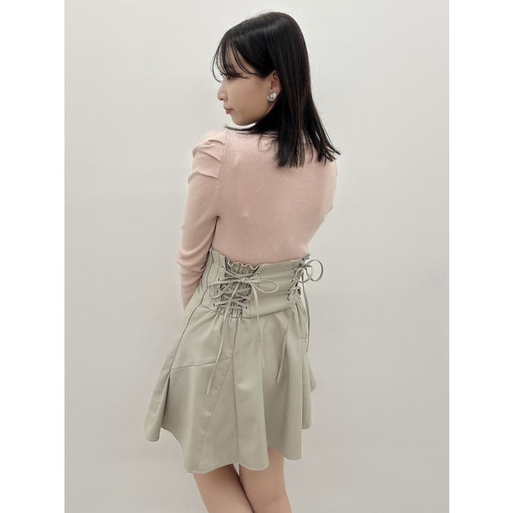 2WAYダブルレースアップコルセットミニスカート | dazzlin | 詳細画像42 