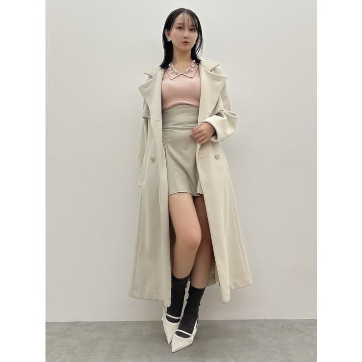 2WAYダブルレースアップコルセットミニスカート[品番