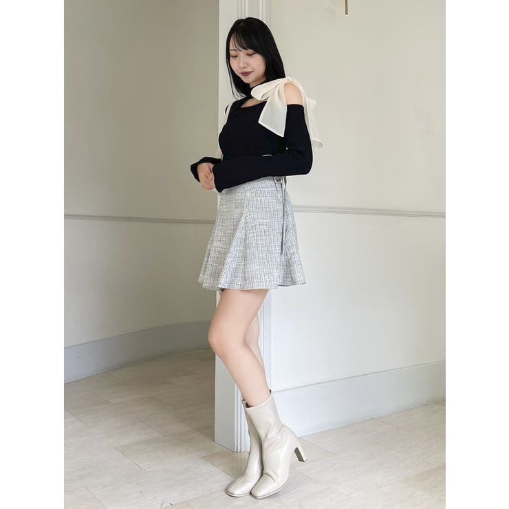 2WAYダブルレースアップコルセットミニスカート | dazzlin | 詳細画像45 