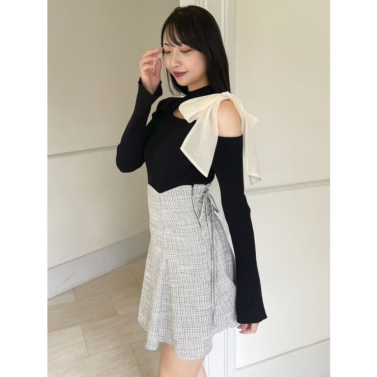 2WAYダブルレースアップコルセットミニスカート | dazzlin | 詳細画像47 