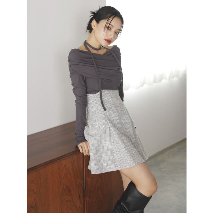 2WAYダブルレースアップコルセットミニスカート | dazzlin | 詳細画像5 