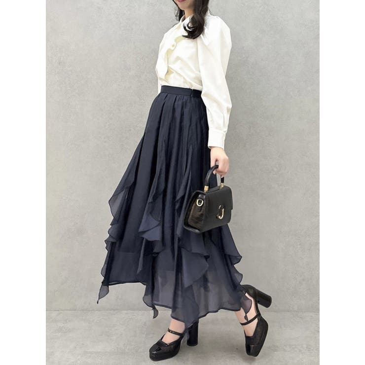 ペタルヘムオーガンスカート | dazzlin | 詳細画像21 