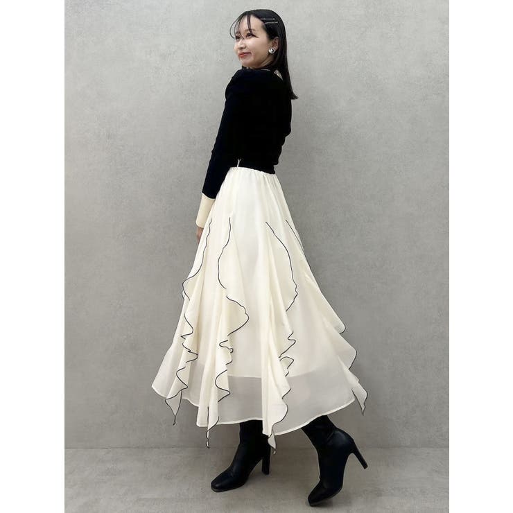 ペタルヘムオーガンスカート | dazzlin | 詳細画像7 