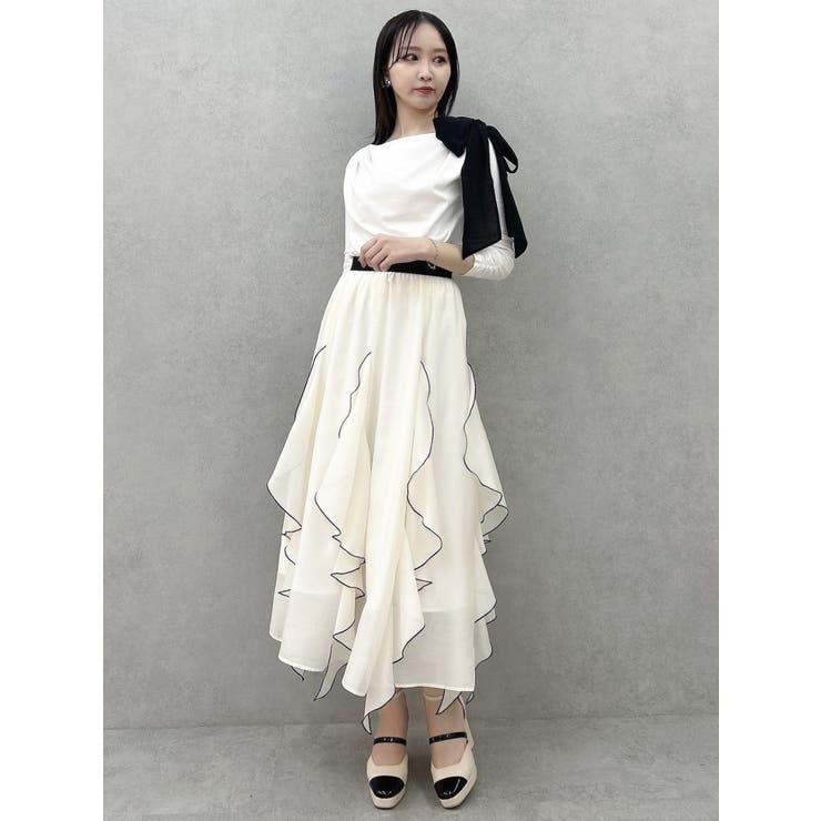 ペタルヘムオーガンスカート | dazzlin | 詳細画像8 