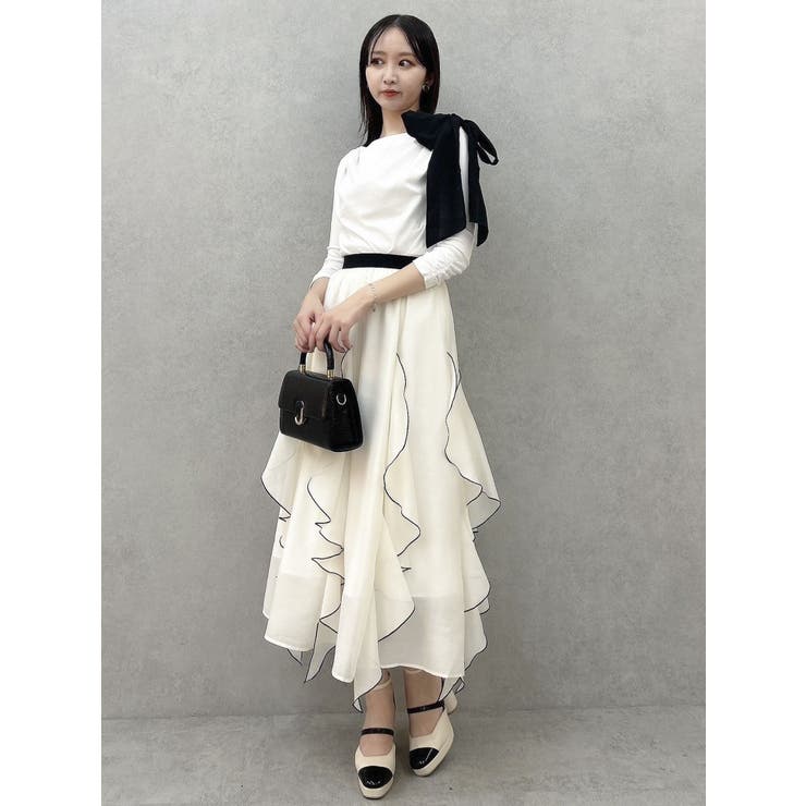 ペタルヘムオーガンスカート | dazzlin | 詳細画像9 