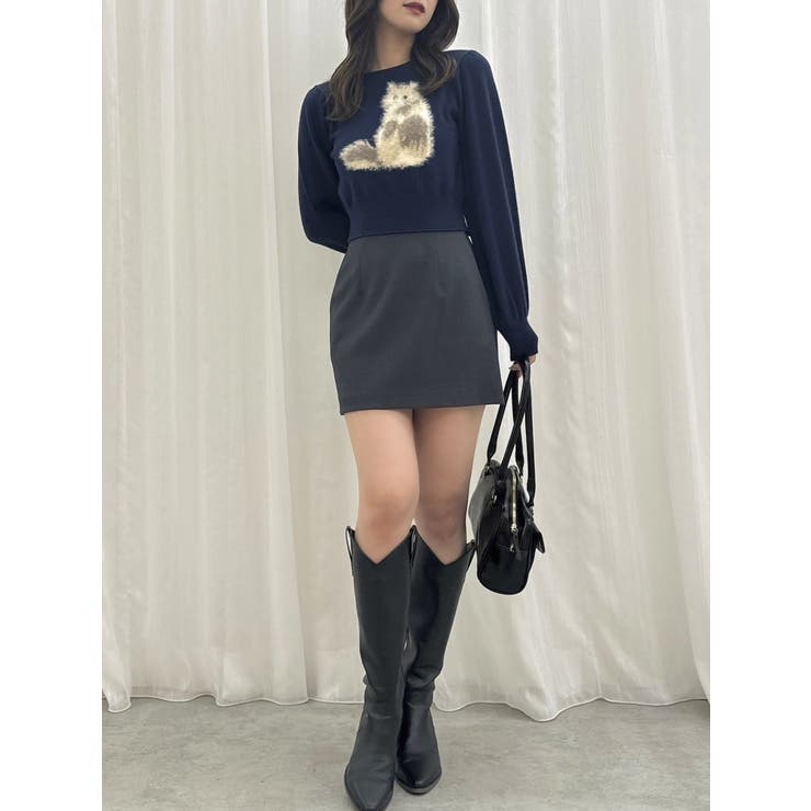 【セットアップ対応】コンパクトミニスカート | dazzlin | 詳細画像12 