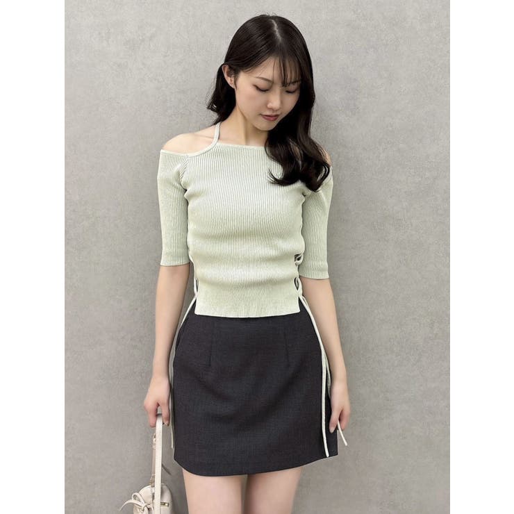 セットアップ対応】コンパクトミニスカート[品番：MKSW0062389