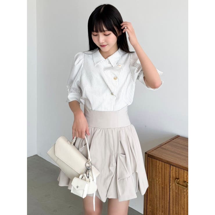 【え】ココディール　バルーンミニスカート　サイズ1 SALE30%OFF】COCODEAL ココディール バルーンミニスカート