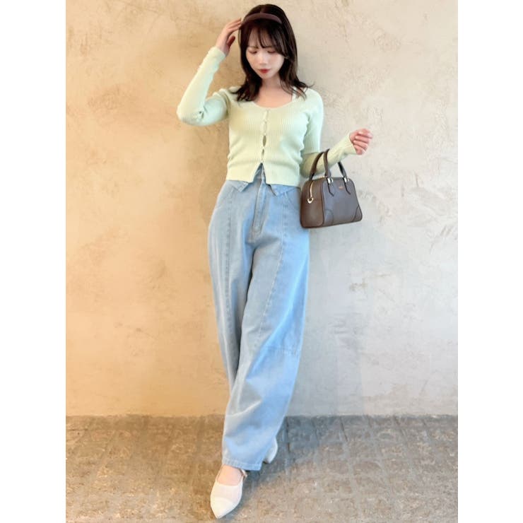 カーブラインデニムパンツ | dazzlin | 詳細画像20 