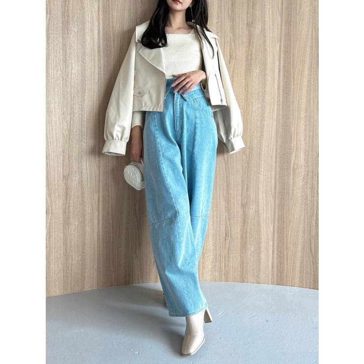 カーブラインデニムパンツ | dazzlin | 詳細画像21 