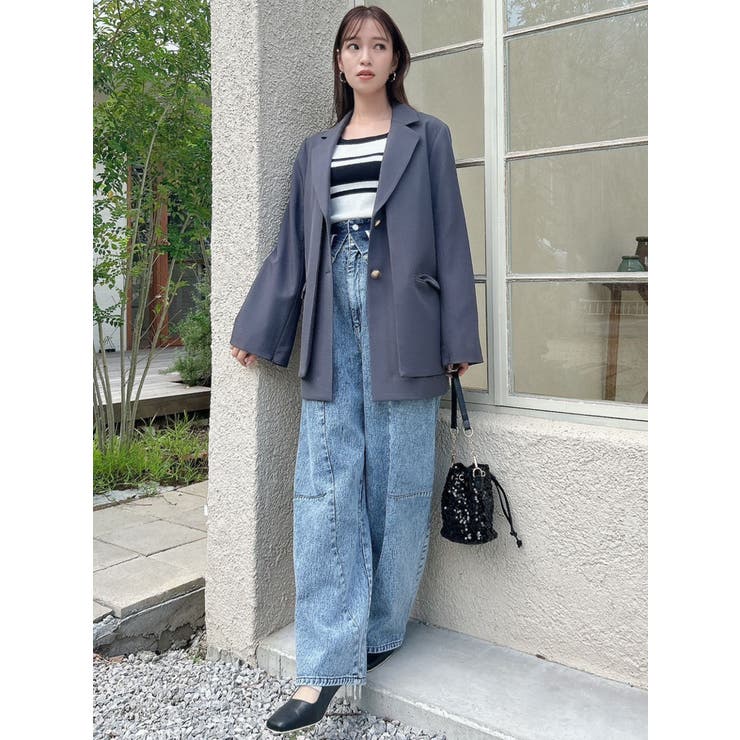 カーブラインデニムパンツ | dazzlin | 詳細画像29 