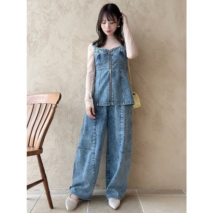 カーブラインデニムパンツ | dazzlin | 詳細画像38 