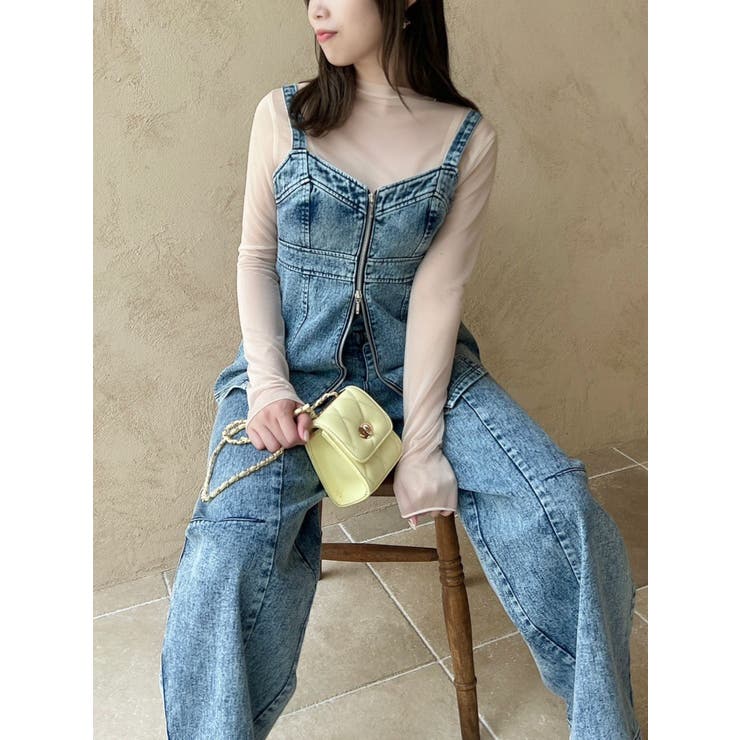 カーブラインデニムパンツ | dazzlin | 詳細画像39 