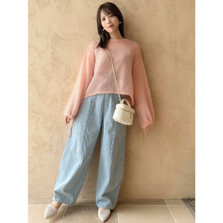 カーブラインデニムパンツ | dazzlin | 詳細画像40 