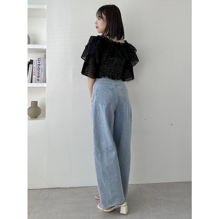 カーブラインデニムパンツ | dazzlin | 詳細画像45 