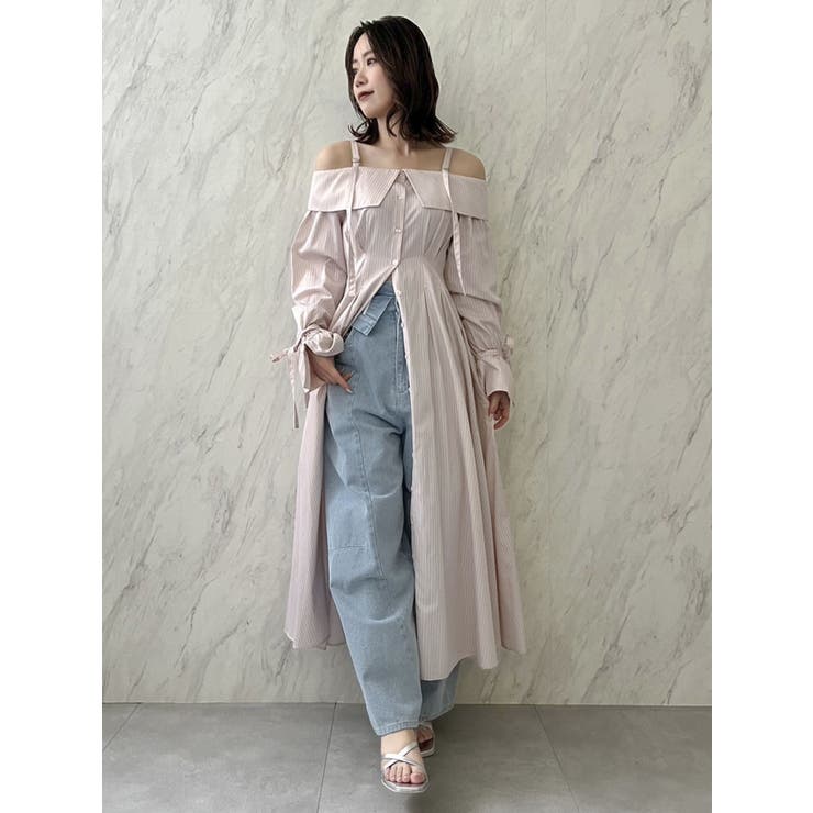 カーブラインデニムパンツ | dazzlin | 詳細画像9 