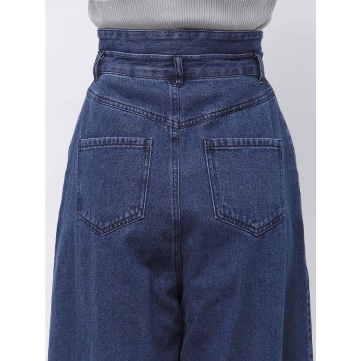 ダブルハイウエストワイドデニムパンツ | dazzlin | 詳細画像15 