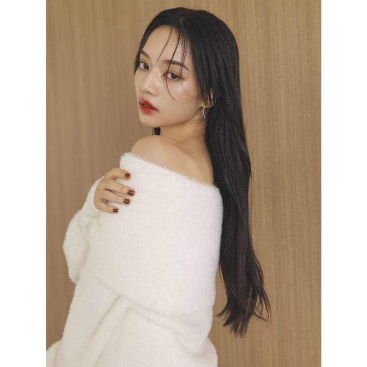 シャギーオフショルニットプルオーバー | dazzlin | 詳細画像8 