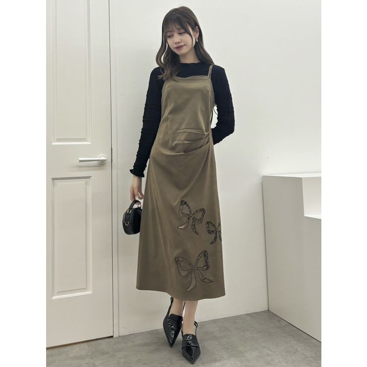 バックリボンプチフリルニットトップス | dazzlin | 詳細画像20 