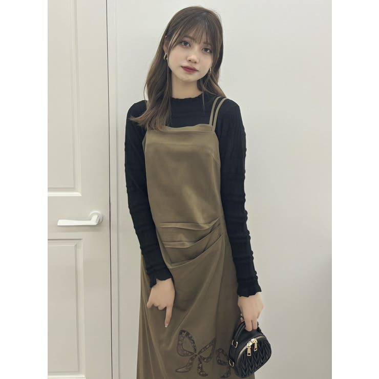 バックリボンプチフリルニットトップス | dazzlin | 詳細画像23 