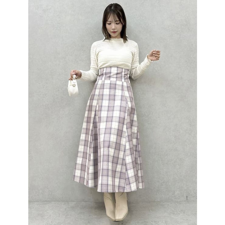 バックリボンプチフリルニットトップス | dazzlin | 詳細画像3 