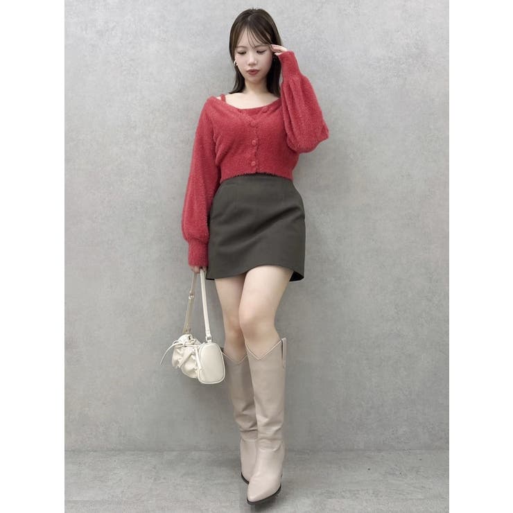 ミニシャギーラメニットキャミ | dazzlin | 詳細画像10 