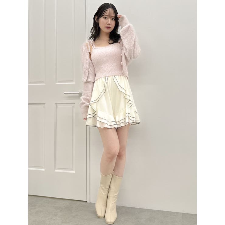 ミニシャギーラメニットキャミ | dazzlin | 詳細画像25 