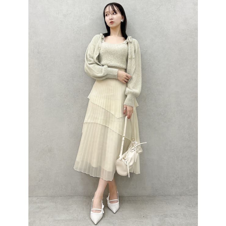 ミニシャギーラメニットキャミ | dazzlin | 詳細画像3 