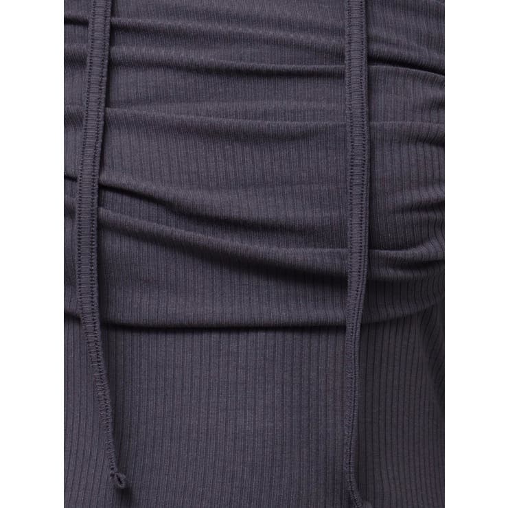 チョーカー付きオフショルドレープ長袖トップス | dazzlin | 詳細画像35 