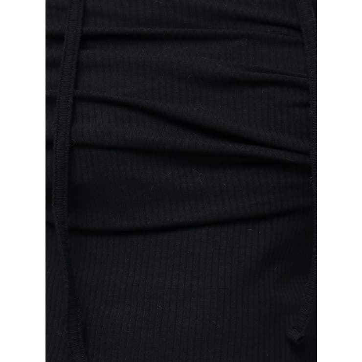 チョーカー付きオフショルドレープ長袖トップス | dazzlin | 詳細画像36 