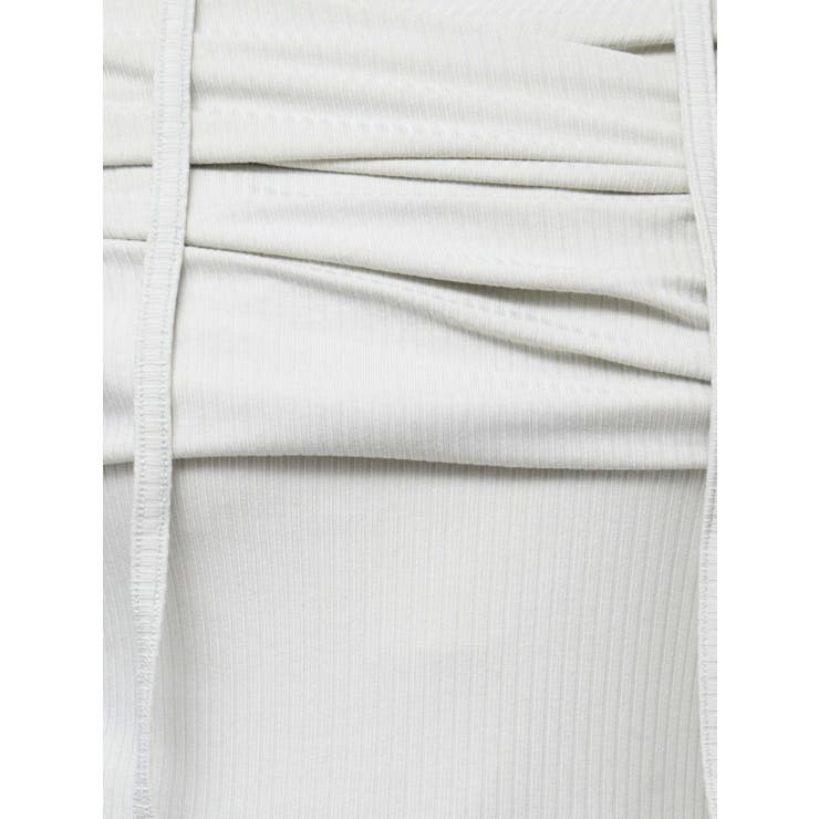 チョーカー付きオフショルドレープ長袖トップス | dazzlin | 詳細画像37 