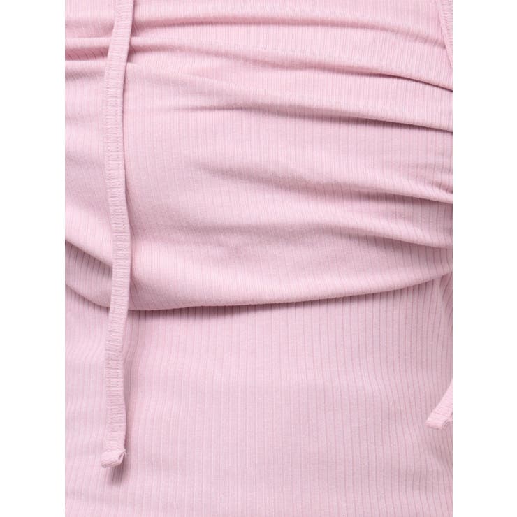 チョーカー付きオフショルドレープ長袖トップス | dazzlin | 詳細画像38 