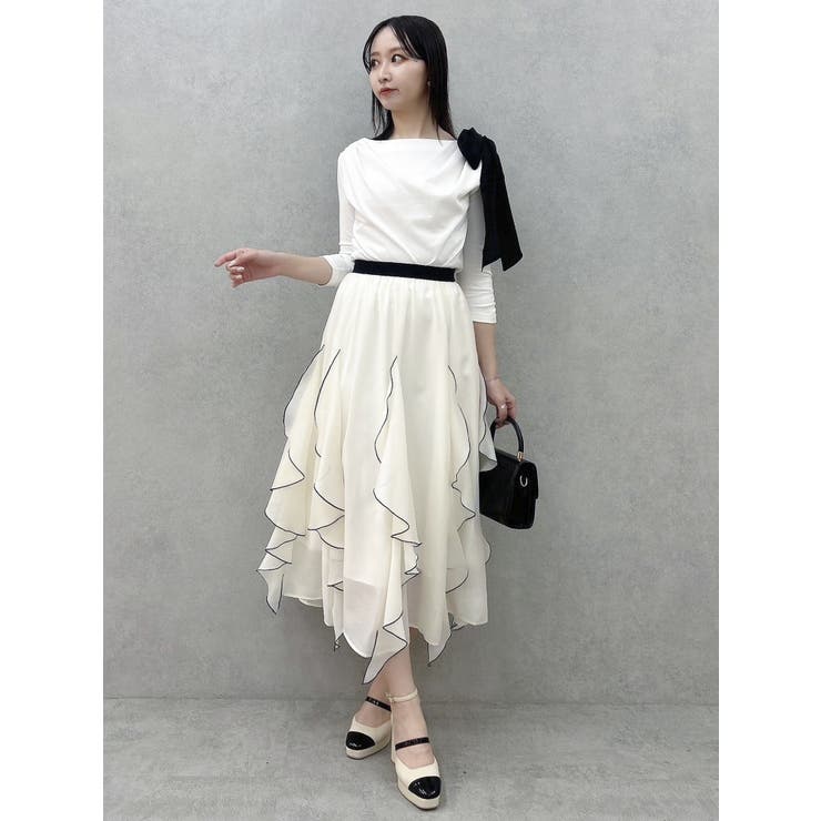 ネックドレープカットトップス | dazzlin | 詳細画像9 