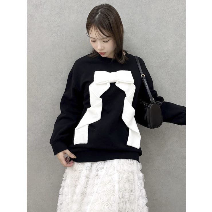 リボンディティールカットプルオーバー | dazzlin | 詳細画像10 