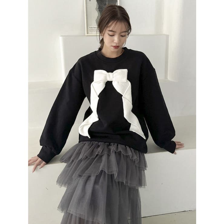 リボンディティールカットプルオーバー | dazzlin | 詳細画像26 