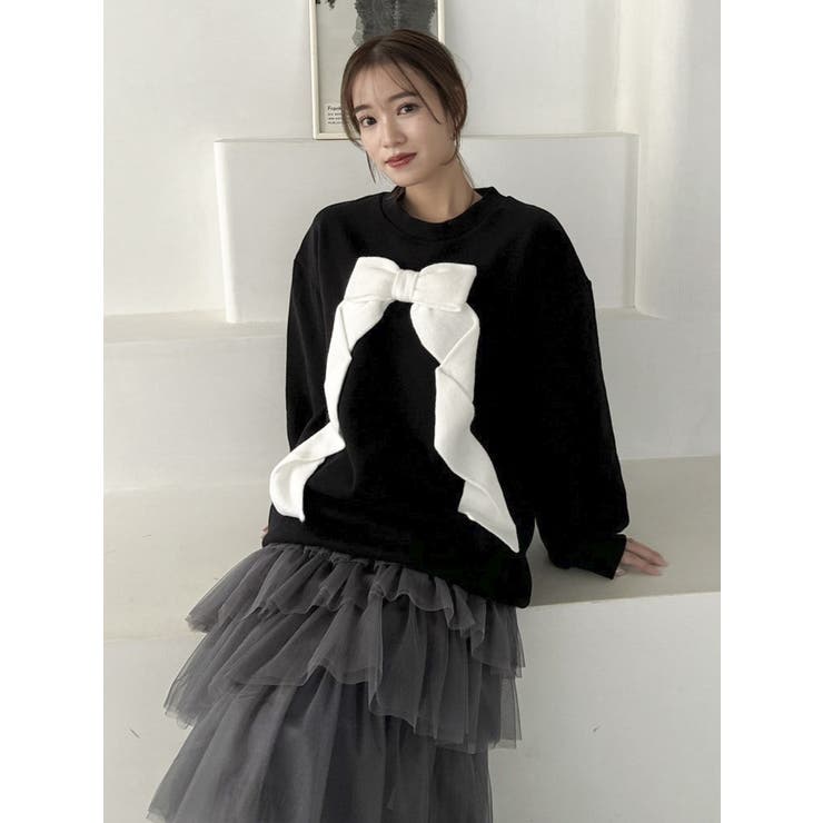 リボンディティールカットプルオーバー | dazzlin | 詳細画像27 