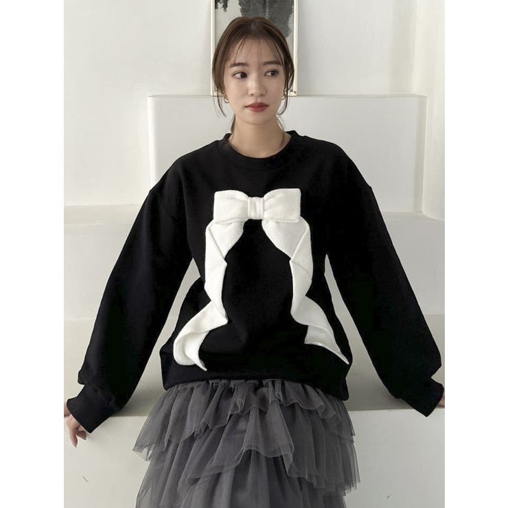 リボンディティールカットプルオーバー | dazzlin | 詳細画像28 