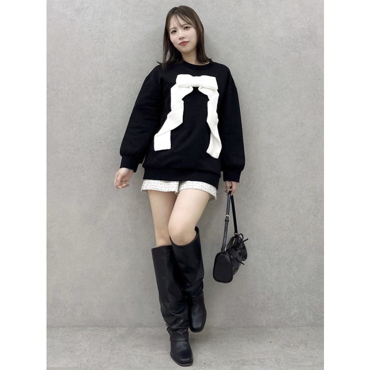 リボンディティールカットプルオーバー | dazzlin | 詳細画像3 