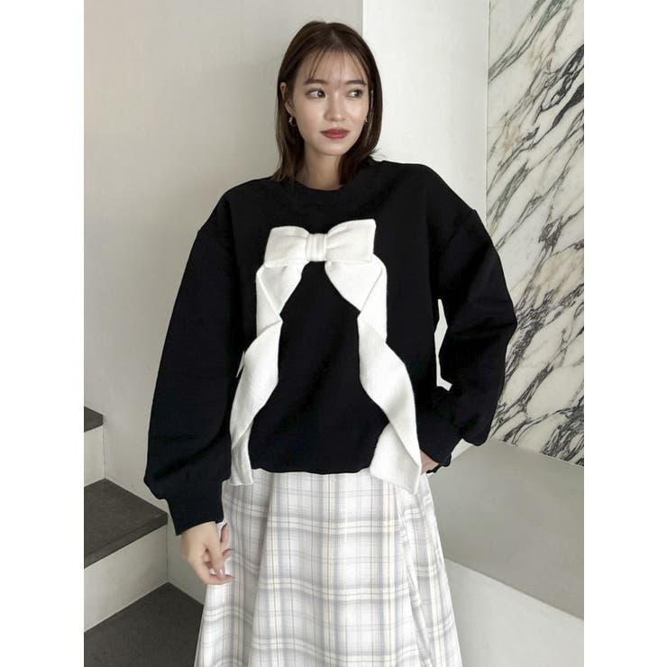 リボンディティールカットプルオーバー | dazzlin | 詳細画像31 