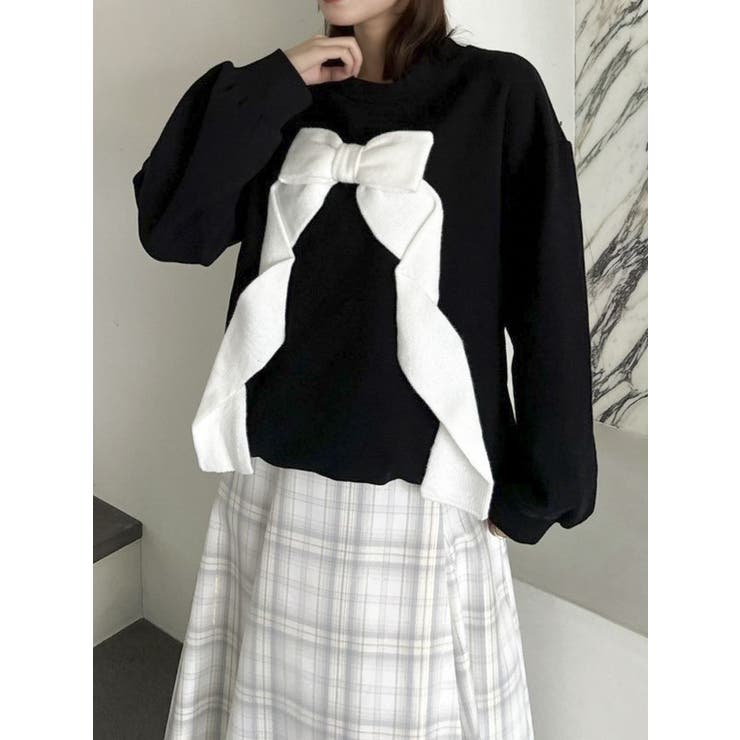 リボンディティールカットプルオーバー | dazzlin | 詳細画像33 