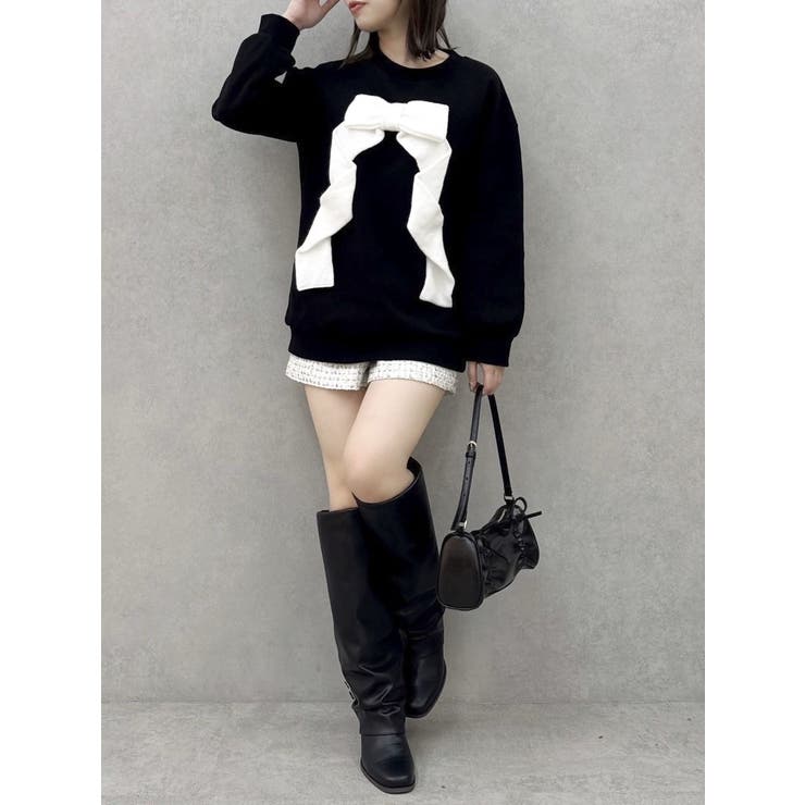 リボンディティールカットプルオーバー | dazzlin | 詳細画像5 